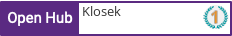 Open Hub profile for Klosek