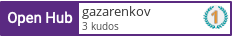 Open Hub profile for gazarenkov