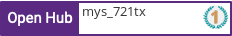 Open Hub profile for mys_721tx