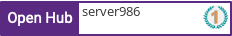 Open Hub profile for server986