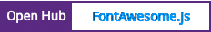 Open Hub project report for FontAwesome.js