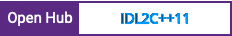 Open Hub project report for IDL2C++11