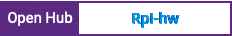 Open Hub project report for Rpi-hw