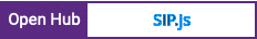 Open Hub project report for SIP.js