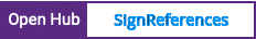 Open Hub project report for SignReferences