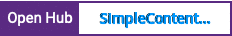 Open Hub project report for SimpleContentProvider