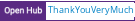 Open Hub project report for ThankYouVeryMuch