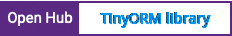 Open Hub project report for TinyORM library