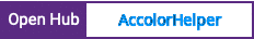 Open Hub project report for AccolorHelper