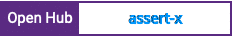 Open Hub project report for assert-x