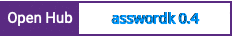 Open Hub project report for asswordk 0.4