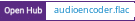 Open Hub project report for audioencoder.flac