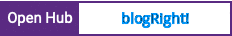 Open Hub project report for blogRight!