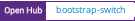 Open Hub project report for bootstrap-switch