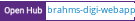 Open Hub project report for brahms-digi-webapp