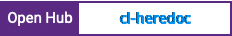 Open Hub project report for cl-heredoc
