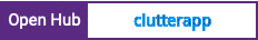 Open Hub project report for clutterapp