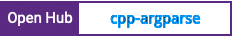 Open Hub project report for cpp-argparse