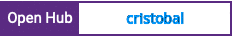 Open Hub project report for cristobal