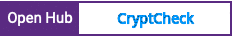 Open Hub project report for CryptCheck