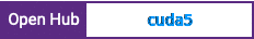 Open Hub project report for cuda5