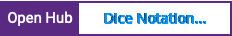 Open Hub project report for Dice Notation Tools for Python