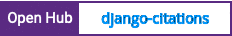 Open Hub project report for django-citations