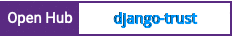 Open Hub project report for django-trust