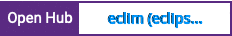 Open Hub project report for eclim (eclipse + vim)