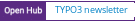 Open Hub project report for TYPO3 newsletter