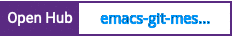 Open Hub project report for emacs-git-messenger