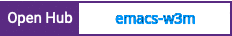 Open Hub project report for emacs-w3m