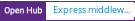 Open Hub project report for Express middleware for exposing Github README.md