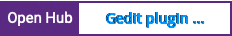 Open Hub project report for Gedit plugin for pylint