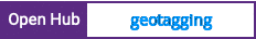 Open Hub project report for geotagging
