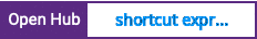 Open Hub project report for shortcut exprs and cmds for git