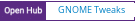 Open Hub project report for GNOME Tweaks