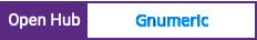 Open Hub project report for Gnumeric