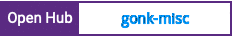 Open Hub project report for gonk-misc