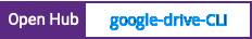 Open Hub project report for google-drive-CLI