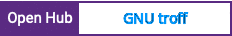 Open Hub project report for GNU troff