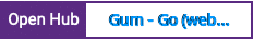 Open Hub project report for Gum - Go (web) UI for Mplayer