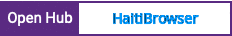 Open Hub project report for HaitiBrowser