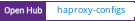 Open Hub project report for haproxy-configs