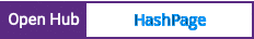 Open Hub project report for HashPage