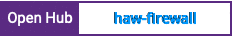 Open Hub project report for haw-firewall
