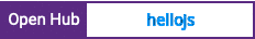 Open Hub project report for hellojs