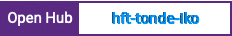 Open Hub project report for hft-tonde-iko