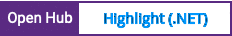 Open Hub project report for Highlight (.NET)