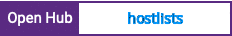 Open Hub project report for hostlists